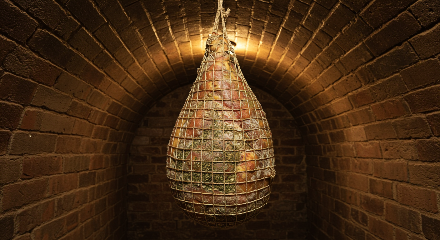 Coppa di Parma IGP intera in cantina