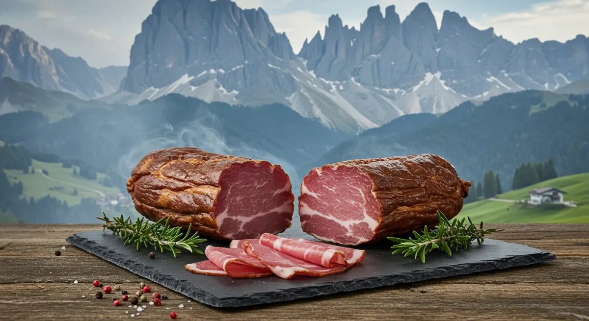 Pitina delle Dolomiti Friulane - salume affumicato tradizionale alpino